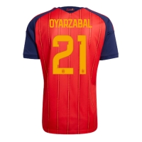 Camiseta España Mikel Oyarzabal #21 Primera Equipación Replica Mundial 2026 mangas cortas